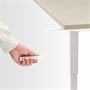 TROTTEN, письменный стол для сидения/подставки, бежевый/белый 694.341.28