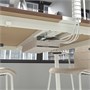 MITTZON, стол для переговоров, шпон ореха/белый 695.334.25