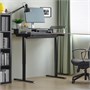 TRAVSPORT, письменный стол для сидения/подставки, электрический, черный 296.210.42