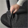 GRÖNFJÄLL, офисный стул с подлокотниками, Летафорс серый/черный 905.034.74