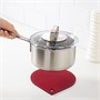 IKEA 365+ GUNSTIG, Подставка для горшка, магнитная, красный/темно-серый 301.752.77