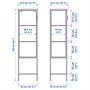 RUDSTA, шкаф-витрина, светлый бирюзовый 904.501.35