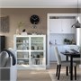 HAVSTA, шкаф-витрина с цоколем, белое прозрачное стекло 295.631.41