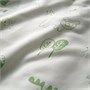 BARNDRÖM, пододеяльник и наволочка, бело-зеленый/лесной 906.299.06