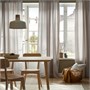 MÄSTERROT, Гардины, 1 пара, бежевый/белый в горошек/с тесьмой 206.025.66