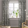 TEMPELFLY, Гардины, 1 пара, белый/черный/с тесьмой 406.107.30