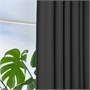 KORGMOTT, Гардины-блокаут, 1 пара, темно-серые/с тесьмой 905.971.56