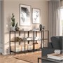 VITTSJÖ, комбинация для хранения, черно-коричневый/стекло 892.945.27