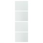 LUNDBRÄSMA, 4 панели для коробки раздвижной двери, клетчатое стекло 506.292.44
