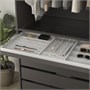 KOMPLEMENT, выдвижной лоток со вставкой, темно-серый/светло-серый 994.370.12