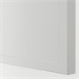 METOD / MAXIMERA, тумбочка с 3 ящиками, белый/Аспудден светло-серый 896.049.83