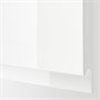 METOD, угловой напольный шкаф с каруселью, белый/Воксторп глянцевый/белый 095.835.31