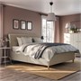 IDANÄS, кровать с мягкой обивкой, Нагген бежевый 605.880.97