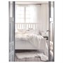 HEMNES, Каркас кровати, белая морилка/Лурой 891.984.13