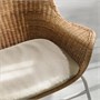 FRYKSÅS, кресло и табурет для ног, ротанг/Ризан натуральный 595.631.68