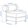IKEA PS 2026, мягкое кресло, с надувным сиденьем/подушкой спинки/Knäbäck ярко-зеленый 706.232.03