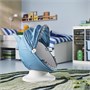 IKEA PS LÖMSK, Чехол на детский поворотный рукав, синий/акула 506.092.36
