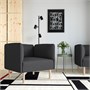 LILLEHEM, кресло, Гуннаред/темно-серое дерево 594.703.10
