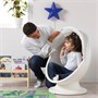 IKEA PS LÖMSK, вращающееся кресло, белый/красный 904.071.37