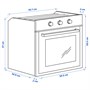 MATÄLSKARE, духовка с принудительной обдувкой, IKEA 300 нержавеющая сталь 805.082.50