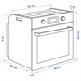 ANRÄTTA, духовка с принудительной обдувкой, IKEA 500 нержавеющая сталь 405.082.33