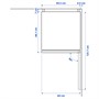 VINDÅS, холодильник/морозильник, IKEA 300 отдельно стоящий/белый 405.680.57