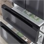 RIBBENÅS, Холодильник/морозильник с французской дверью, отдельностоящий IKEA 700/черная нержавеющая сталь 305.807.76