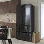 RIBBENÅS, Холодильник/морозильник с французской дверью, отдельностоящий IKEA 700/черная нержавеющая сталь 305.807.76