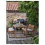NÄMMARÖ, стол садовый, светло-коричневая морилка 805.112.00