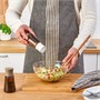 HALVTOM, Солонка и перечница, стекло/коричневый 805.234.44