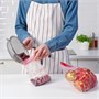 ISTAD, закрывающаяся сумка с рисунком красного/розового цвета 505.256.75