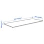 EKBACKEN, столешница, под коричневый орех/ламинат 305.860.90