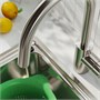SALLSJÖN, Смеситель для кухни, выдвижной, цвет нержавеющей стали 606.104.37