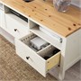 HEMNES, Тумба под ТВ, белая морилка/светло-коричневый 304.135.27