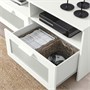 BRIMNES, Комбинация для хранения телевизора, белая 092.782.20