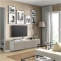BESTÅ, Тумба под ТВ с дверцами, белый/Хаммармед бежевый 495.719.13