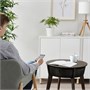 STARKVIND, стол с очистителем воздуха, дубовый шпон мореный/темно-коричневый смарт 405.019.53