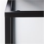 VITTSJÖ, гнездо столов, комплект из 2 шт., черно-коричневый/стекло 602.153.33