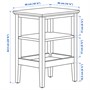 IDANÄS, приставной столик, темно-коричневая морилка 404.960.46