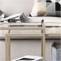 VITTSJÖ, гнездо столов, 2 шт., светло-бежевый/стекло 106.043.49