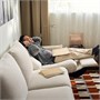 SAXVALLEN, 2-местный диван с 2 электрическими креслами, Axvall бежевый/белый 496.489.98