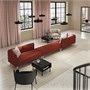 LILLEHEM, 6-местный модульный диван, Гуннаред/коричнево-красное дерево 695.362.02