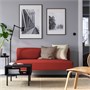 LILLEHEM, 2-местный модуль, Gunnared/коричнево-красный металл 995.359.94