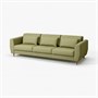 SLATORP, Диван 3-местный, Виссле желто-зеленый 305.943.68