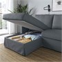 HYLTARP, Диван 3-местный с шезлонгом, левый, Грансель серый 595.149.60