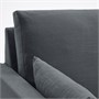HYLTARP, Диван 3-местный с шезлонгом, левый, Грансель серый 595.149.60