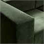 JÄTTEBO, 2-местный модульный диван, с подголовником/Johanneshov dark green 396.182.61