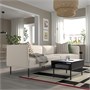 LILLEHEM, 4-местный модульный диван, Виссле/бежевый металл 195.360.49