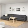 LANDSKRONA, 5-местный диван с шезлонгами/Гуннаред темно-серый/дерево 092.699.80