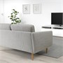 SMEDSTORP, 2-местный диван, Виарп/бежевый/коричневая береза 294.636.55